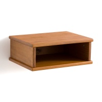 Тумба Подвесная из полированного массива сосны   Lunja единый размер бежевый LA REDOUTE INTERIEURS  фото, kupilegko.ru